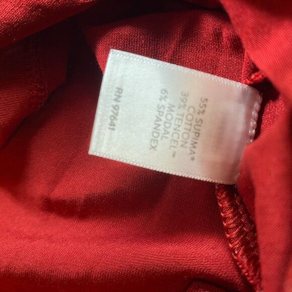 J.Jill Luxe Supima High-Low Turtleneck Tunic Maroon Long Sleeve Womens Size L - Picture 4 of 11